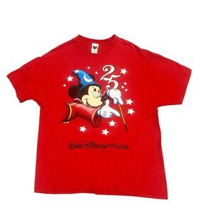 VTG Mickey Mouse 25th Anniversary T Shirt Disney Catalog XL Single Stitch USA